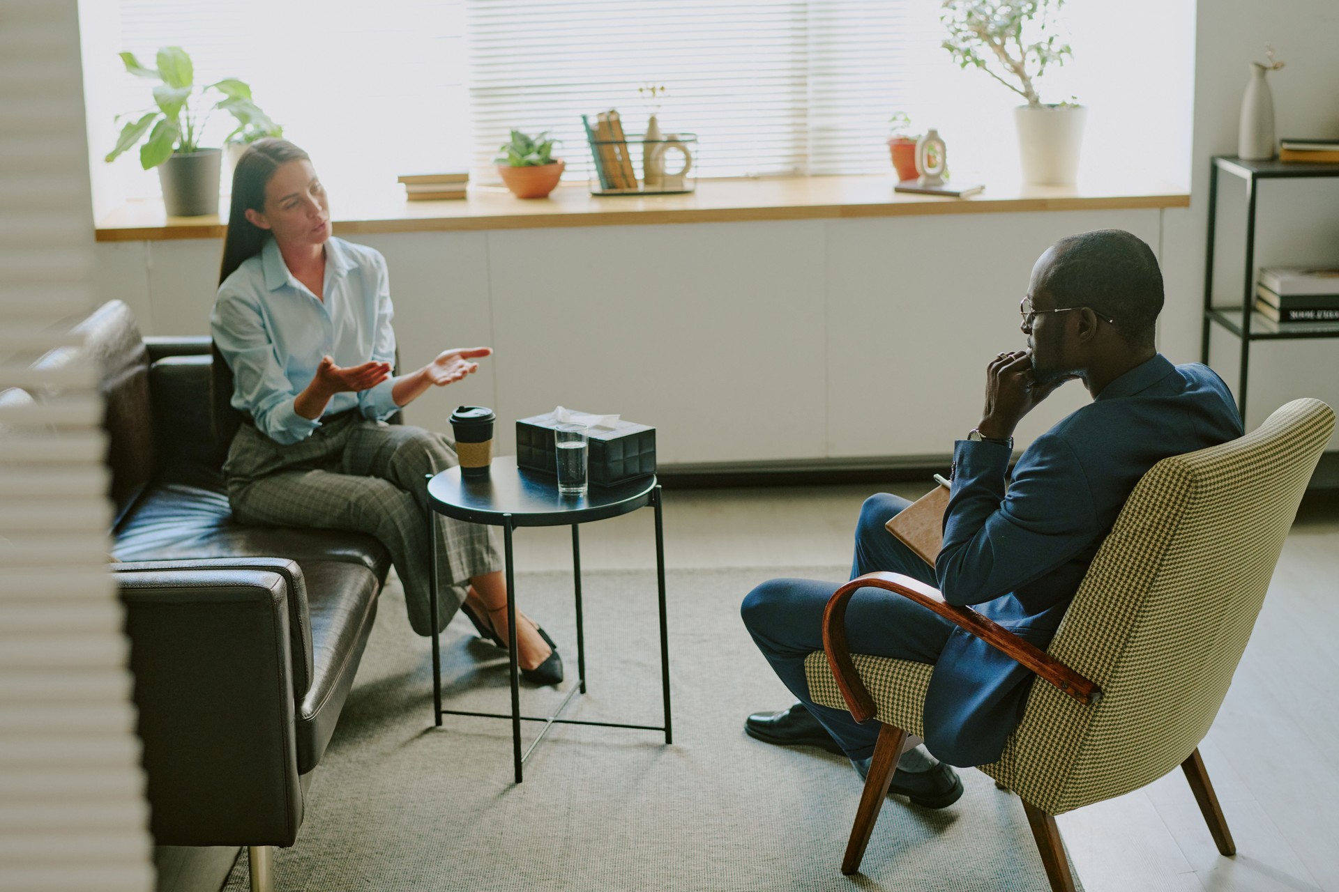 Discussing Strategies in Modern Office Setting